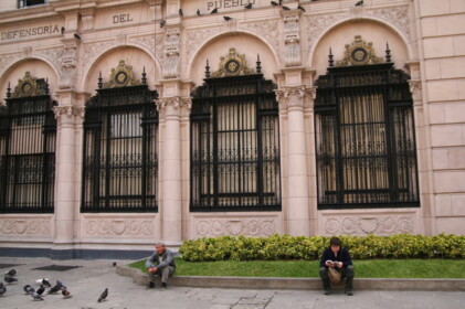 休憩しているこーへー