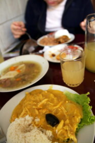 ペルーでの初昼食