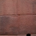 ぴったり密着しているインカの石組み