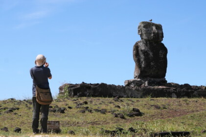 モアイと鳥とこーへー