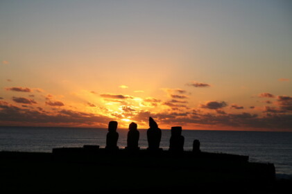 アフ・タハイと夕日
