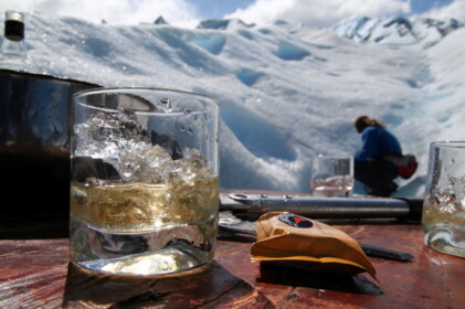 氷河入りウィスキー