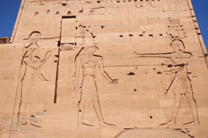 イシス神殿のレリーフ