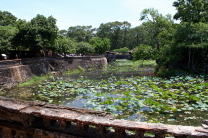 トゥドゥック帝廟の蓮池