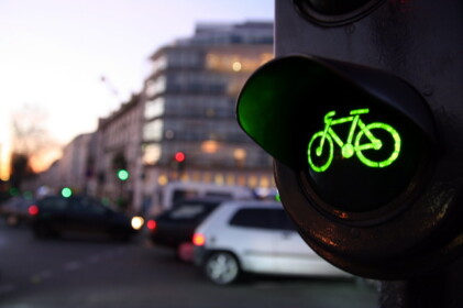 自転車の専用信号