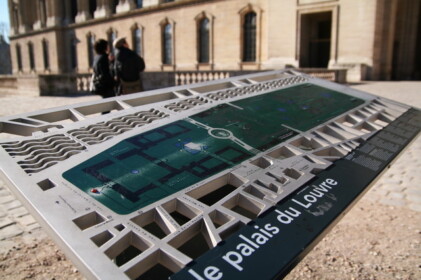 ルーブル周辺の地図