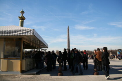 コンコルド広場にあるクレープ屋さん