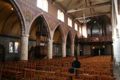 サン・レオナール教会にて