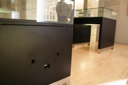 展示室の台も可愛い