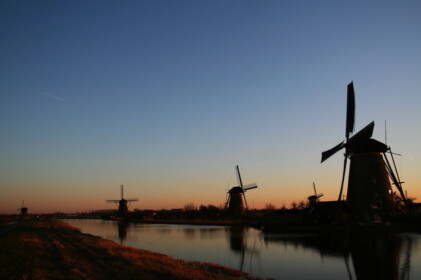 世界遺産の風車