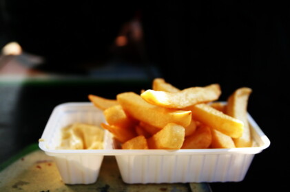 マヨネーズに付けて食べるのがオランダ風