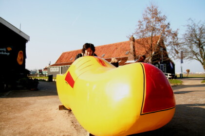 大きな木靴と和田さん