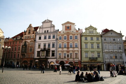 旧市街広場の周辺の建物