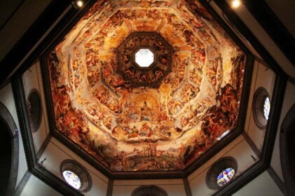クーポラ内のプレスコ画