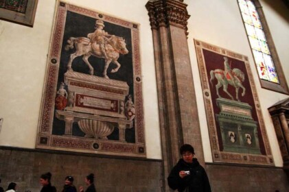 大きな騎馬肖像画