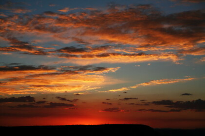 グランドキャニオンの夕焼