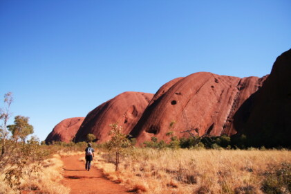 ウルルの東南側