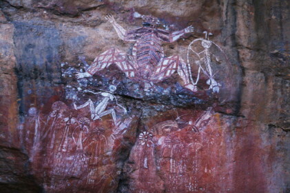 伝説の話が描かれているアンバンバンギャラリー(Anbangbang Gallery)