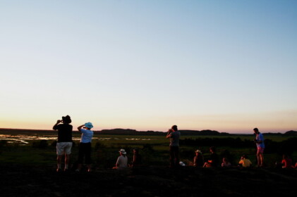 ここは素晴らしい夕日が見られる絶好のスポット