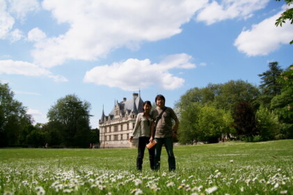 芝生が気持ち良い