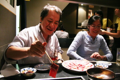 肉の焼き方がとてもお上手な古川さん