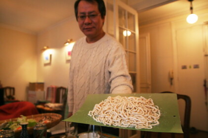 今日のメインは讃岐うどん