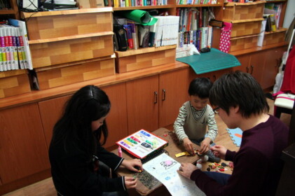 甥っ子姪っ子と遊ぶこーへー