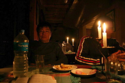 ナガルコットでのディナー