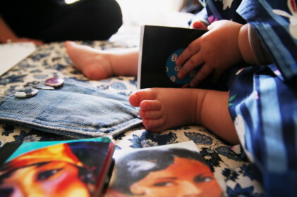 手足も大きいレベッカ