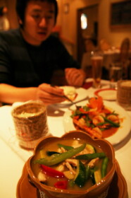 久しぶりのタイ料理で夕食