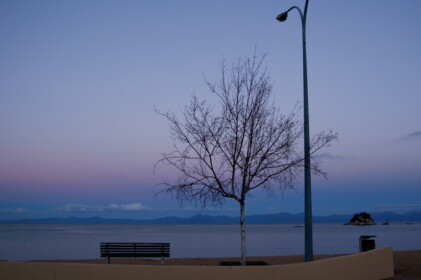 6月26日　夕方のカイテリテリの海岸