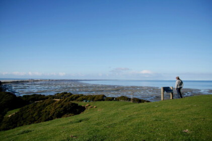 ここから南島最北端の地が見える
