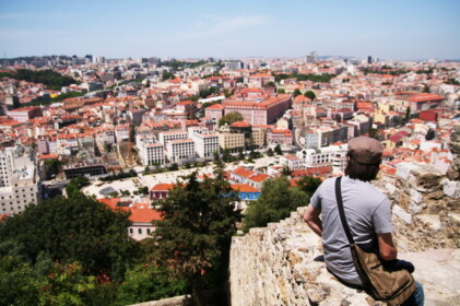 サン・ジョルジェ城からのリスボン
