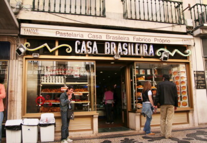 アウグスタ通りにあるカフェ