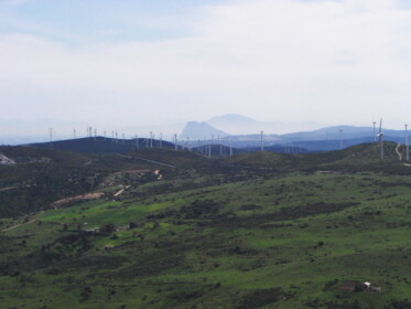 ジブラルタル半島とモロッコが見える！