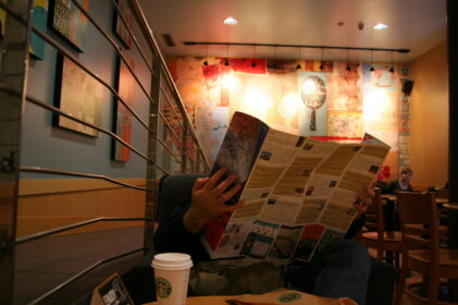 スターバックスで休憩