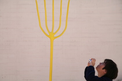 ミロの作品とこーへー