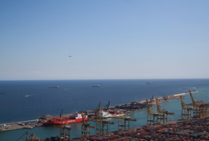 モンジュイック城からの景色