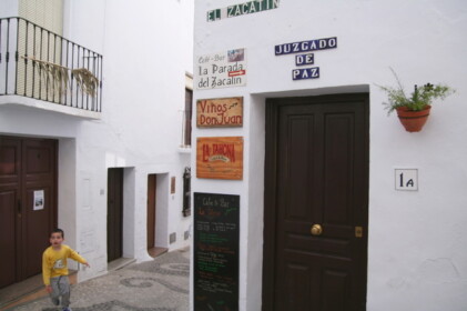 白い壁がまるでキャンバスのようです