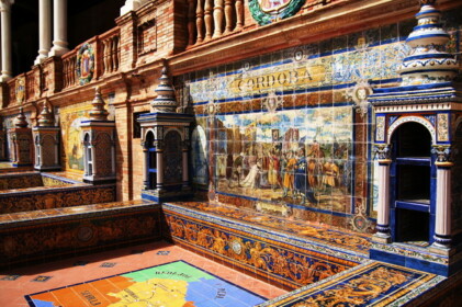 素敵ななコルドバのベンチ