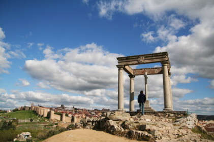 サラマンカに行く途中きれいな街を発見