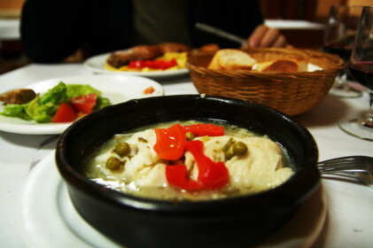 ランチで食べた白身魚