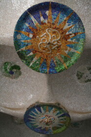 天井のモザイク