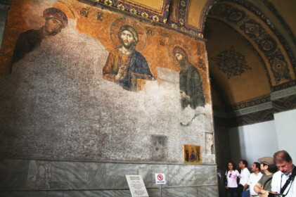 キリストを描いたモザイク壁画