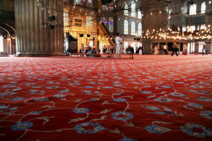 絨毯も素晴らしい