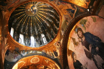 見事なモザイク画