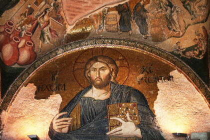 祝福を与えるイエス