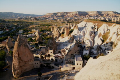 ギョレメのサンセットポイントにて