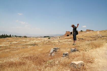 パムッカレ温泉の裏