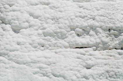 石灰棚のアップ